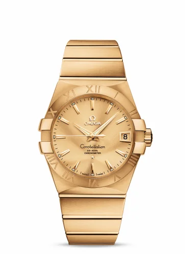 Omega Constellation Co-Axial 38 Yellow Gold / Champagne 123.50.38.21.08.001 (12350382108001)
